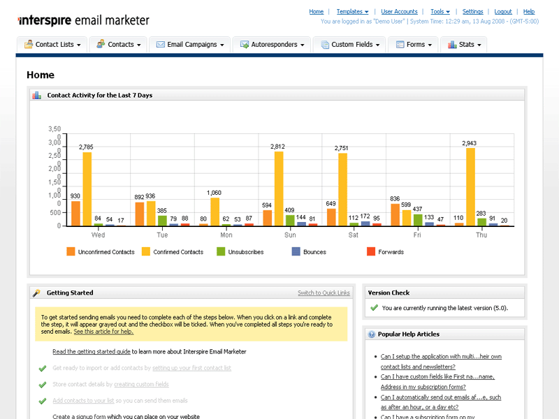اتصال اسکریپت فروش کارت شارژ به اسکریپت ایمیل مارکتینگ Interspire Email Marketer