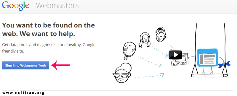 Sign in to Webmaster Tools
