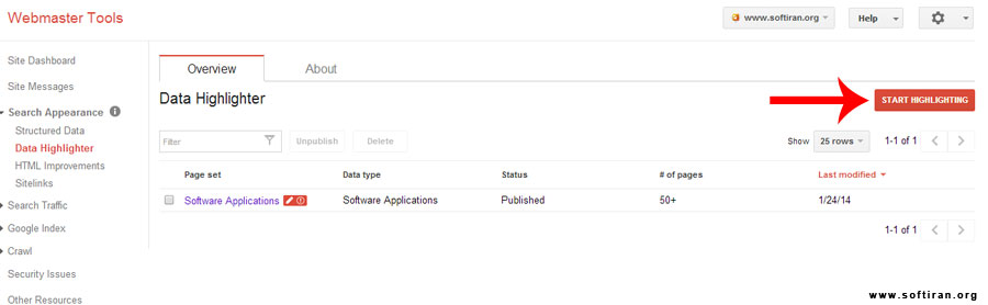 Sign in to Webmaster Tools